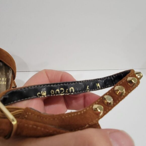 Stuart Weitzman brown suede nudist sz 6 - Picture 6 of 9